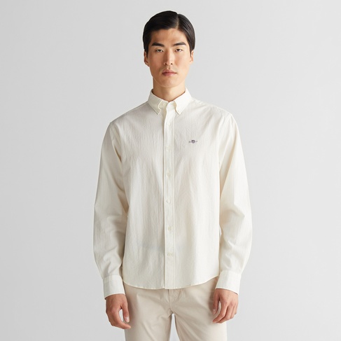 GANT Erkek Krem Regular Fit Gömlek Yaka Gömlek