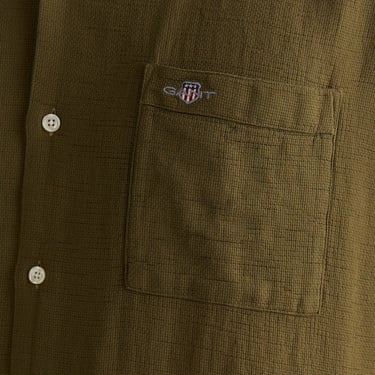  GANT Erkek Yeşil Regular Fit Gömlek Yaka Gömlek