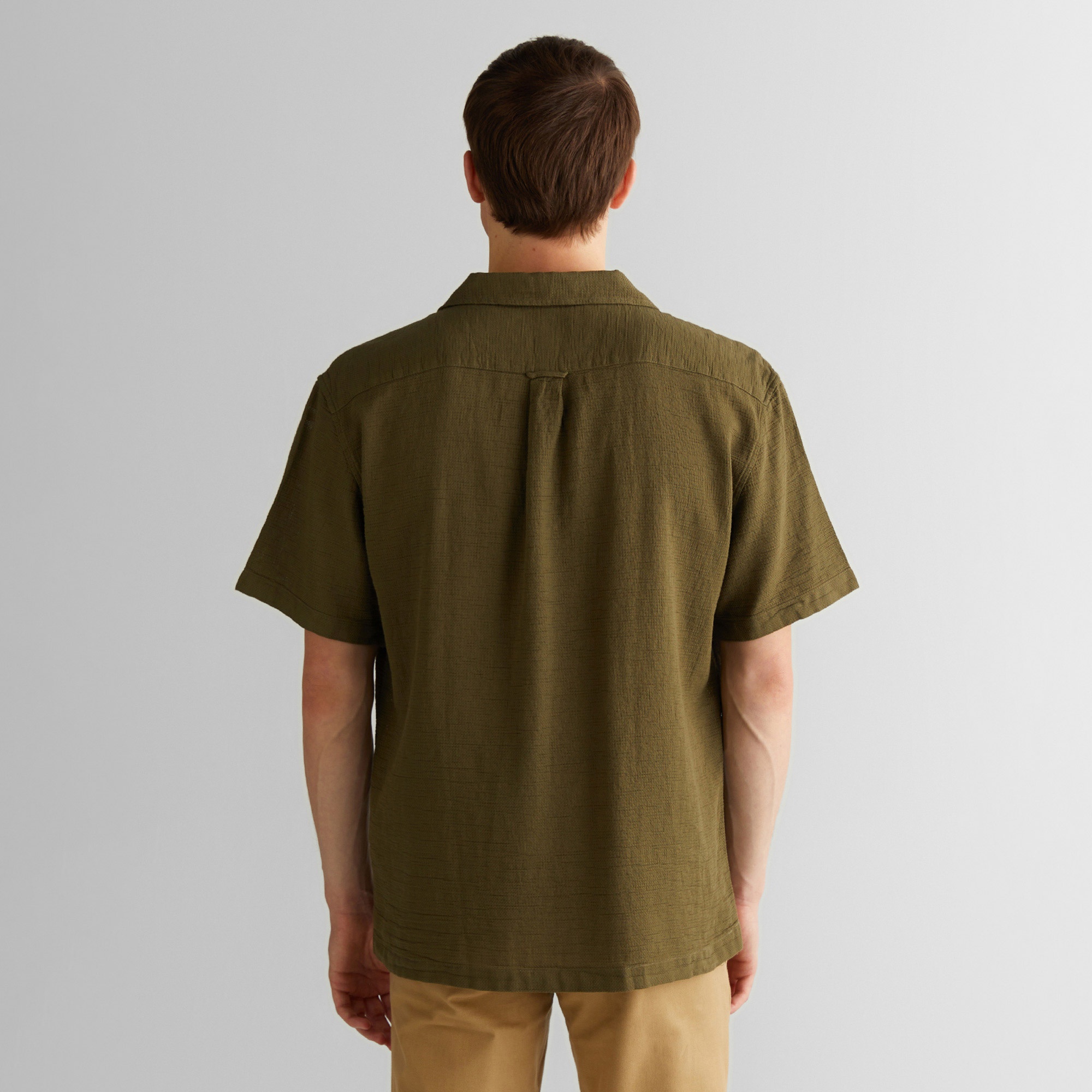 GANT Erkek Yeşil Regular Fit Gömlek Yaka Gömlek