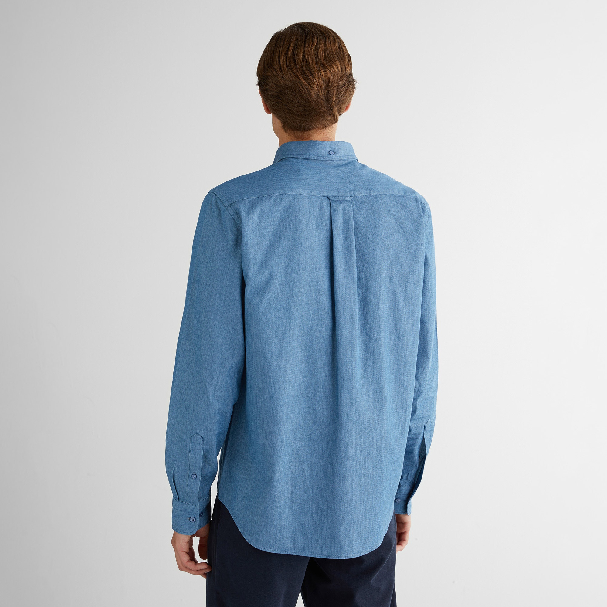 GANT Erkek Mavi Regular Fit Gömlek Yaka Gömlek