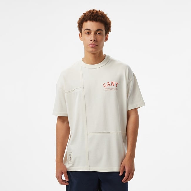 GANT Erkek Beyaz T-Shirt