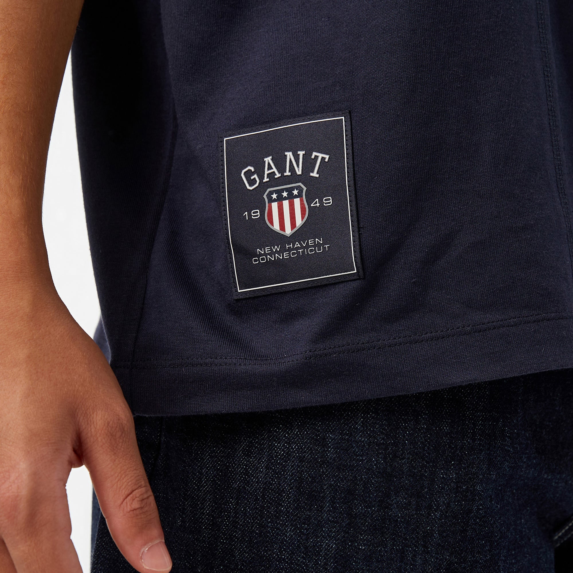 GANT Erkek Lacivert T-Shirt