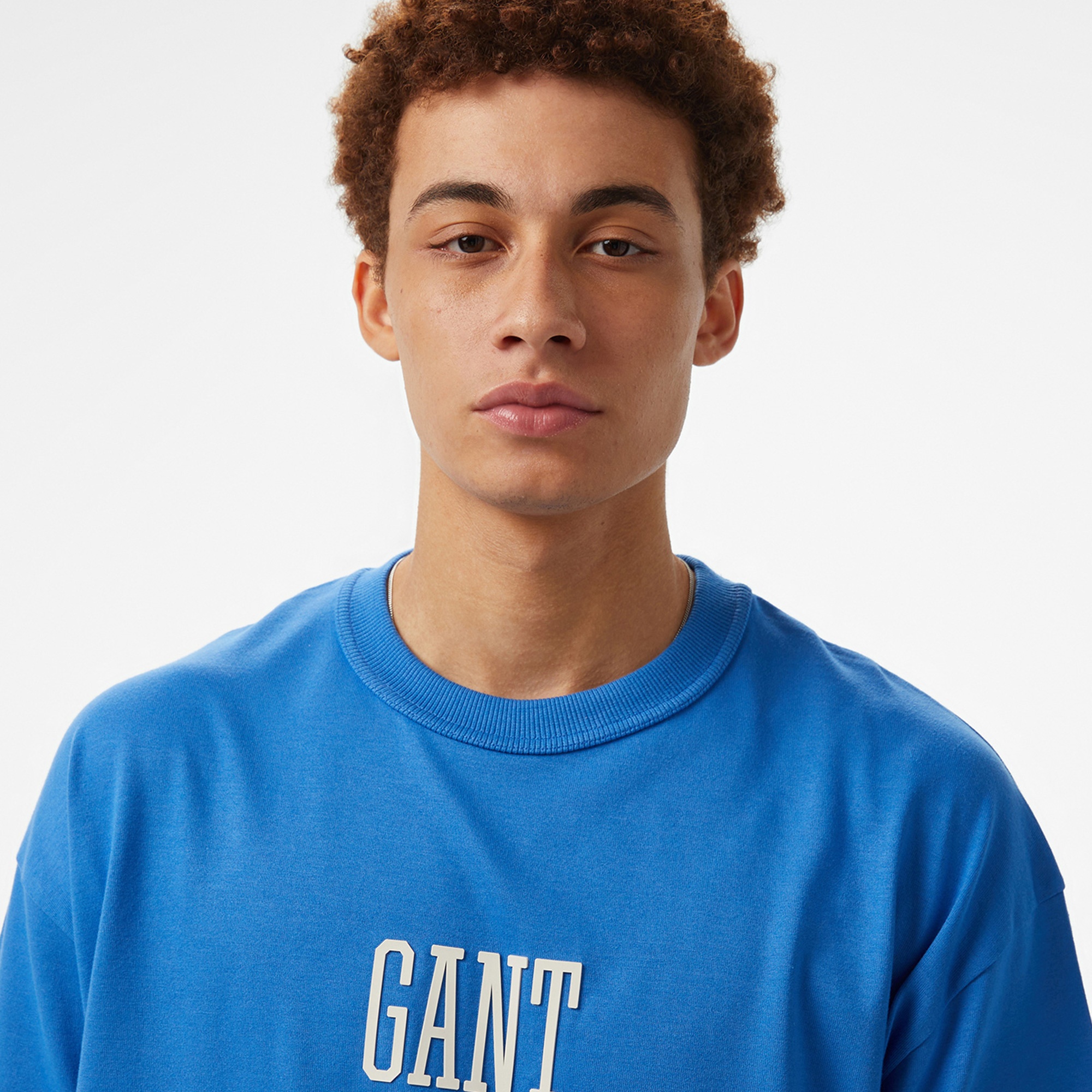 GANT Erkek Mavi T-Shirt