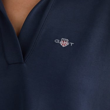  GANT Kadın Lacivert Logolu Polo