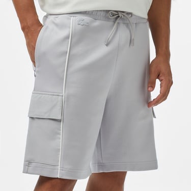  Lacoste House of SuperStep x Lacoste Erkek Gri Şort