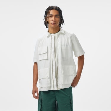  Lacoste House of SuperStep x Lacoste Erkek Beyaz Gömlek