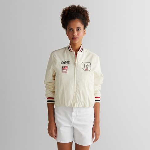  GANT Kadın Krem Hakim Yaka Logolu Ceket