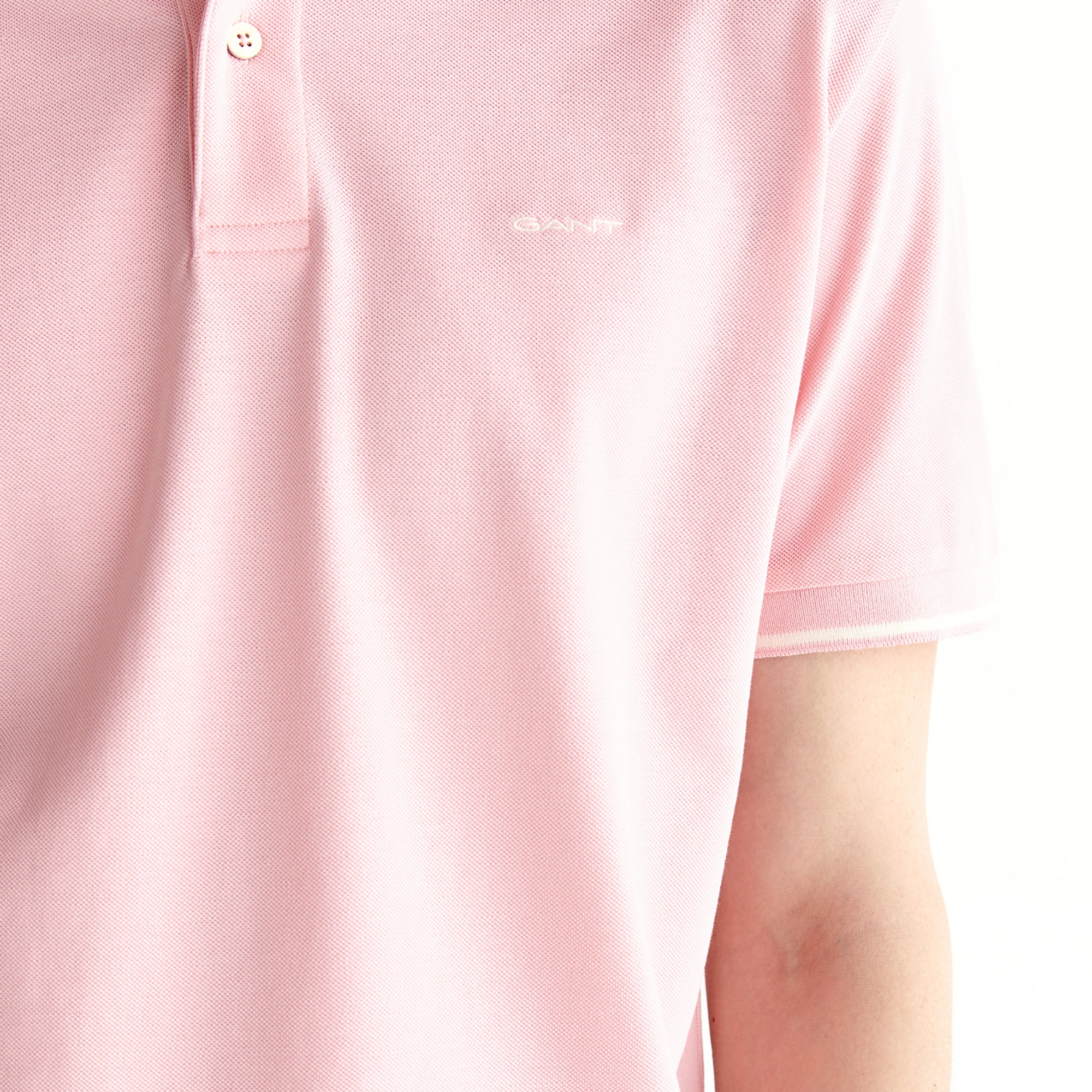 GANT Erkek Pembe Regular Fit Polo