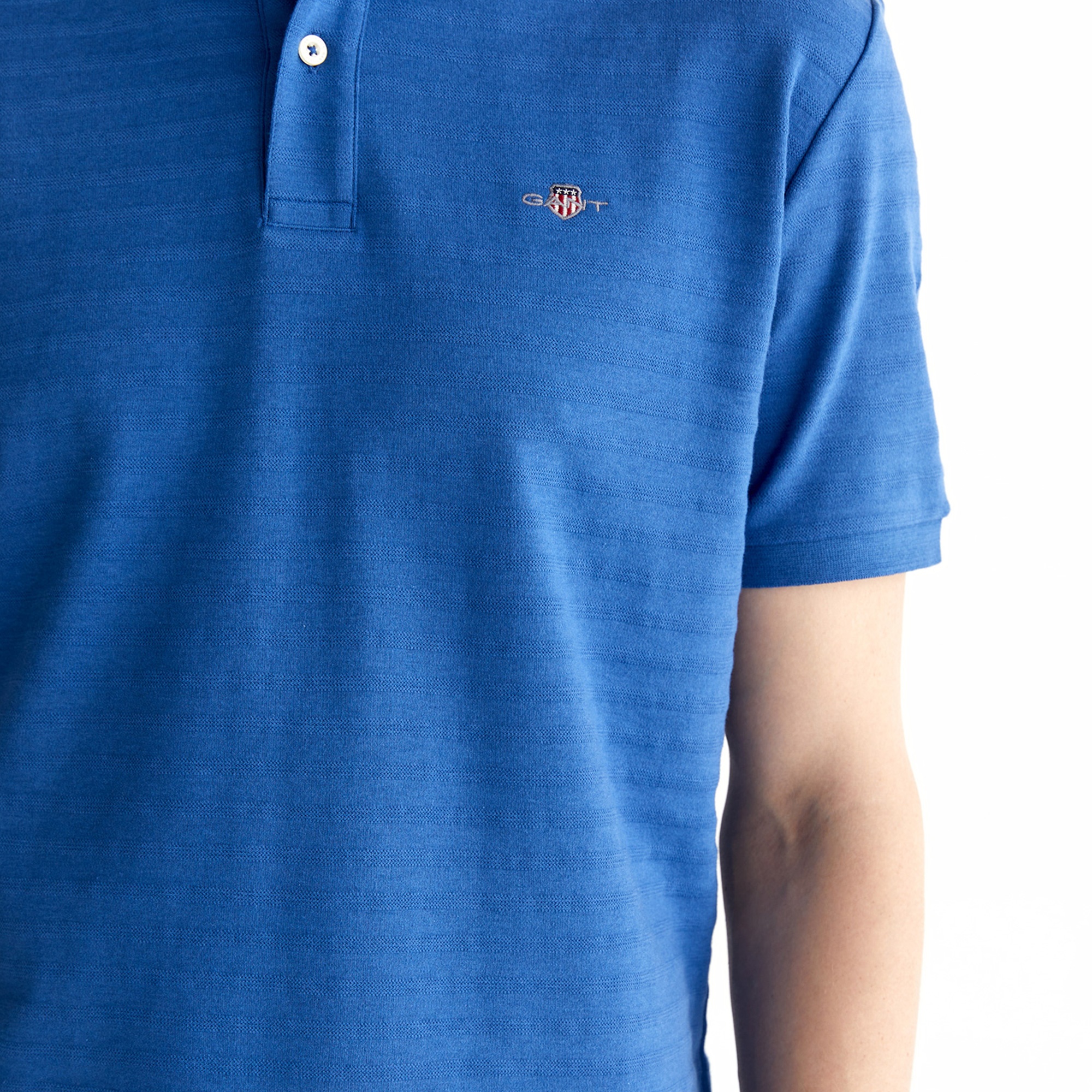 GANT Erkek Lacivert Regular Fit Çizgili Polo