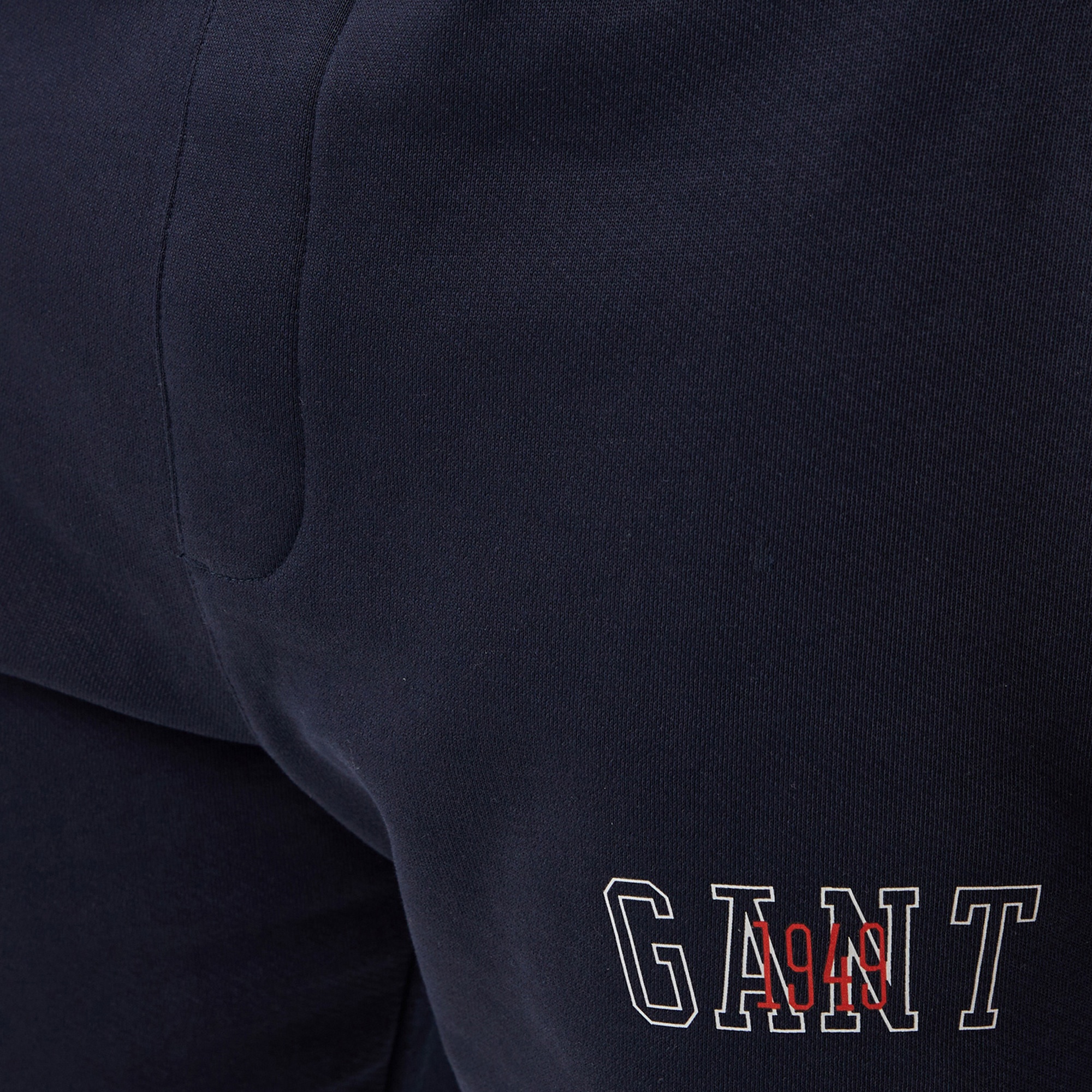 GANT Erkek Lacivert Kapüşonlu T-Shirt