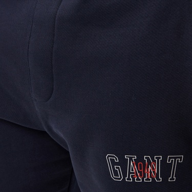  GANT Erkek Lacivert Kapüşonlu T-Shirt