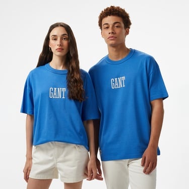  GANT Erkek Mavi T-Shirt