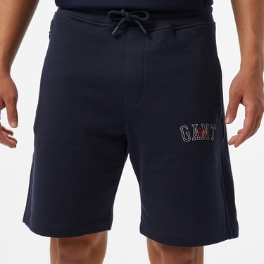  GANT Erkek Lacivert Kapüşonlu T-Shirt