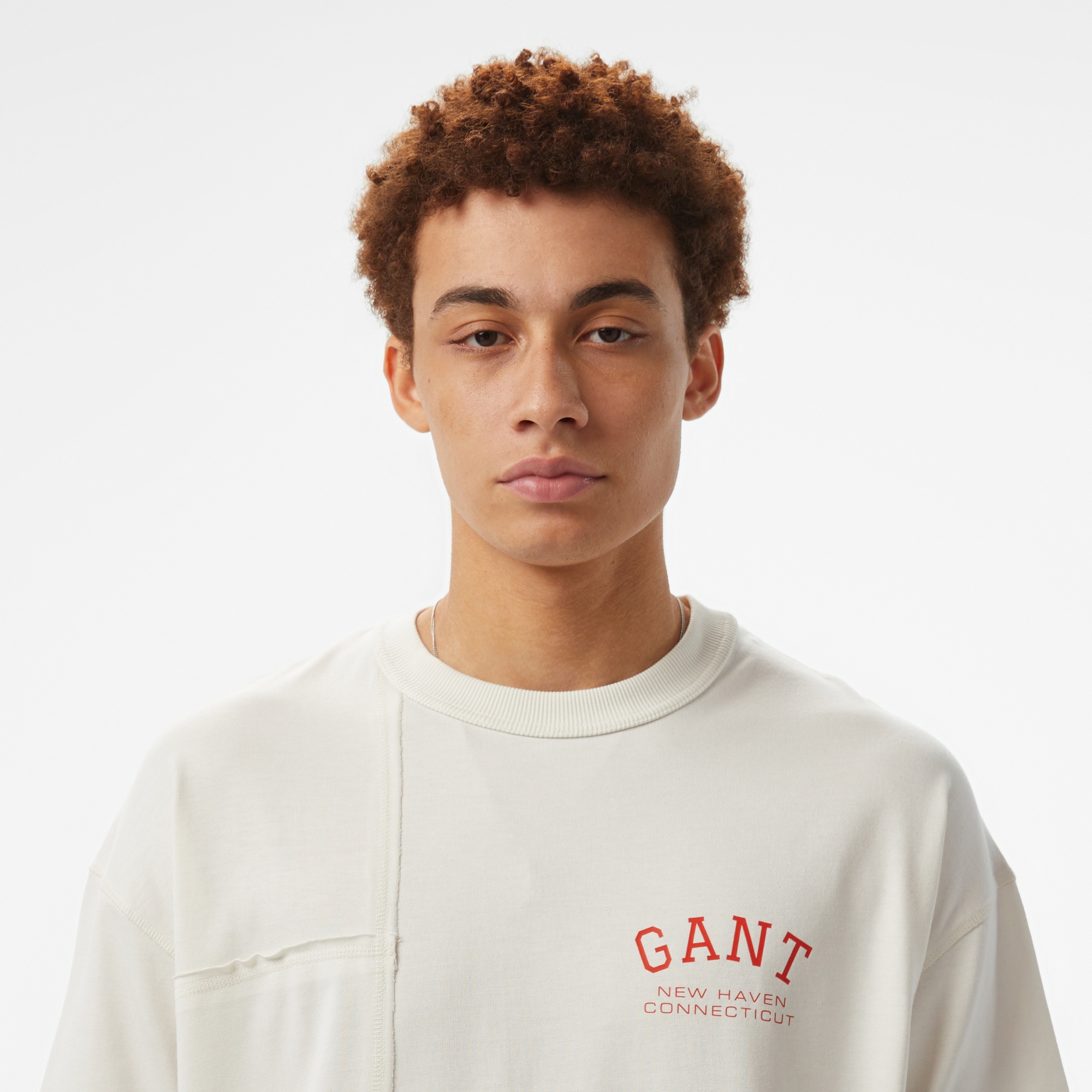 GANT Erkek Beyaz T-Shirt