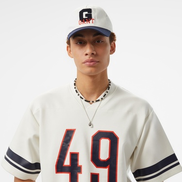  GANT Erkek Beyaz Oversize Fit T-Shirt