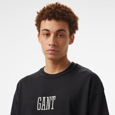 GANT Erkek Siyah T-Shirt