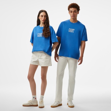  GANT Erkek Mavi T-Shirt