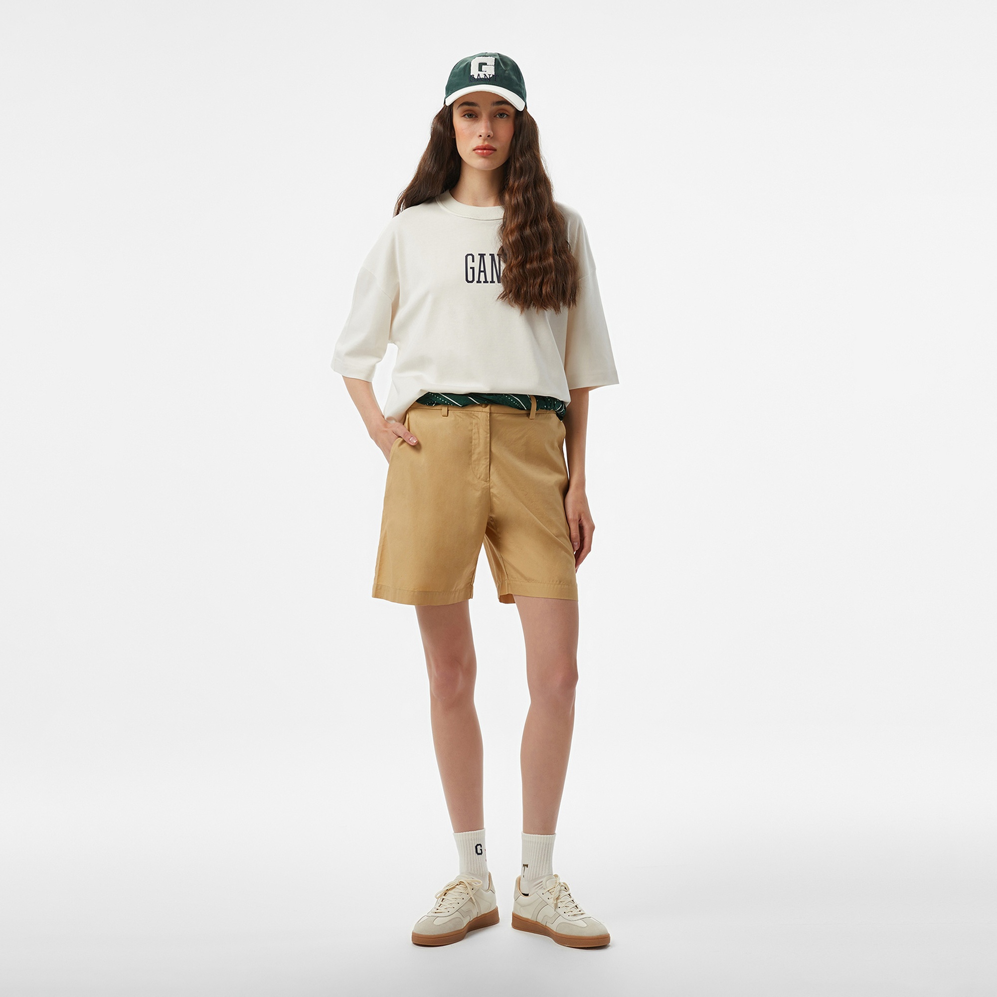 GANT Erkek Beyaz T-Shirt