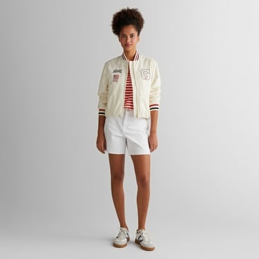  GANT Kadın Krem Hakim Yaka Logolu Ceket