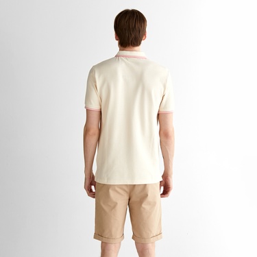  GANT Erkek Krem Regular Fit Polo