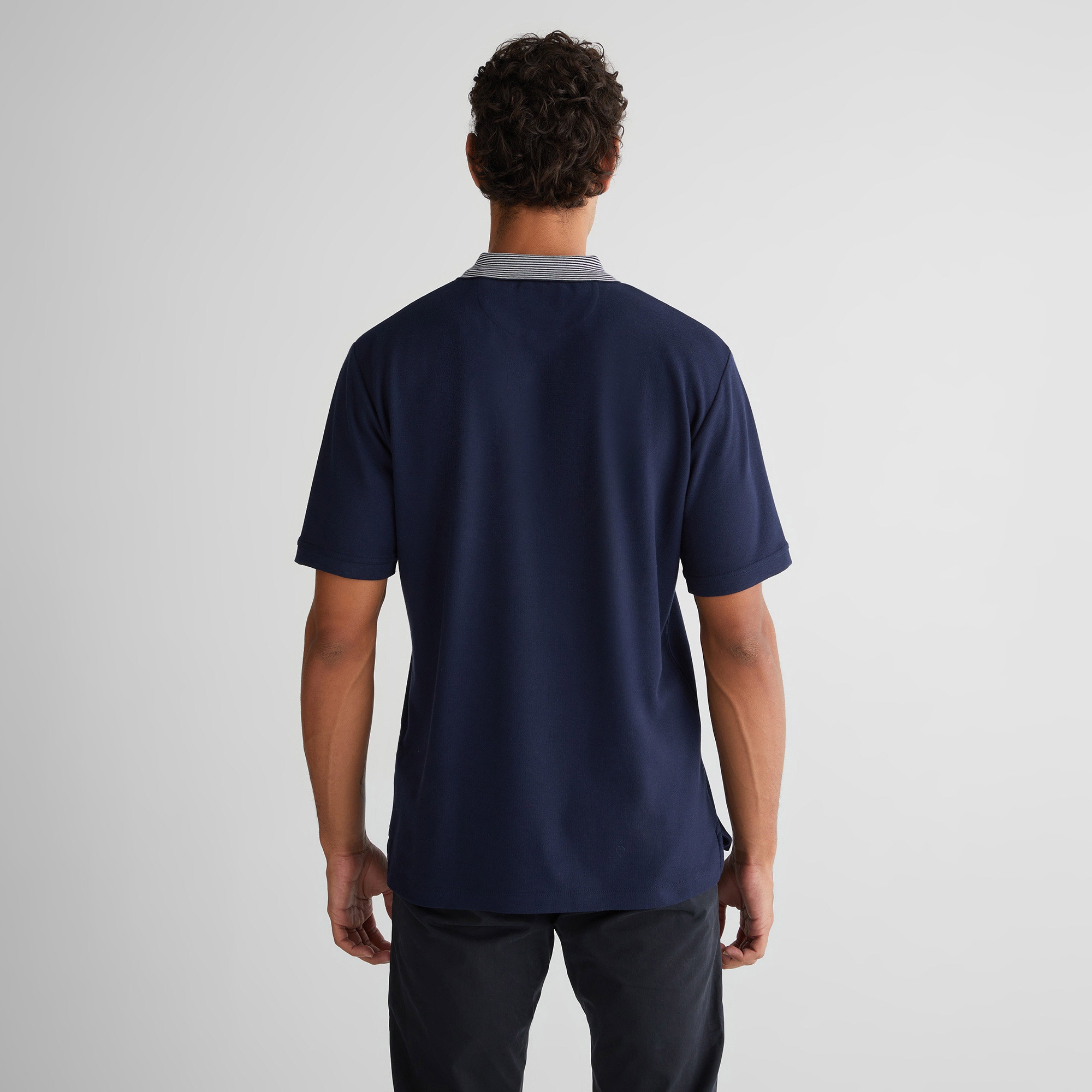 GANT Erkek Lacivert Regular Fit Polo