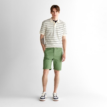  GANT Erkek Krem Regular Fit Çizgili Polo