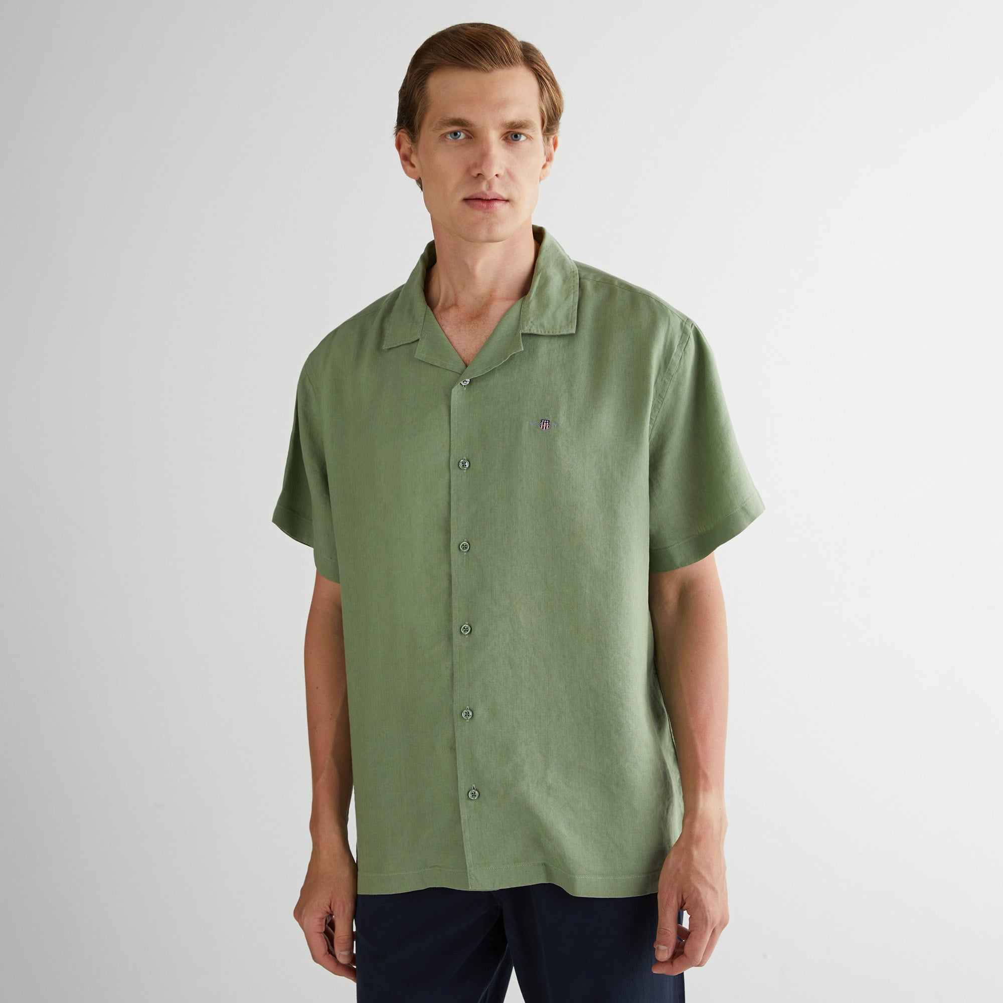  GANT Erkek Yeşil Gömlek