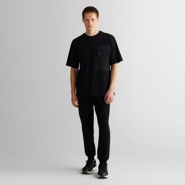  GANT Erkek Siyah Relaxed Fit Bisiklet Yaka Logolu T-Shirt