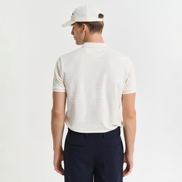  GANT Erkek Krem Regular Fit Polo