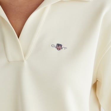  GANT Kadın Krem Logolu Polo