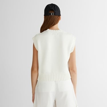  GANT Kadın Krem Bisiklet Yaka Logolu Triko