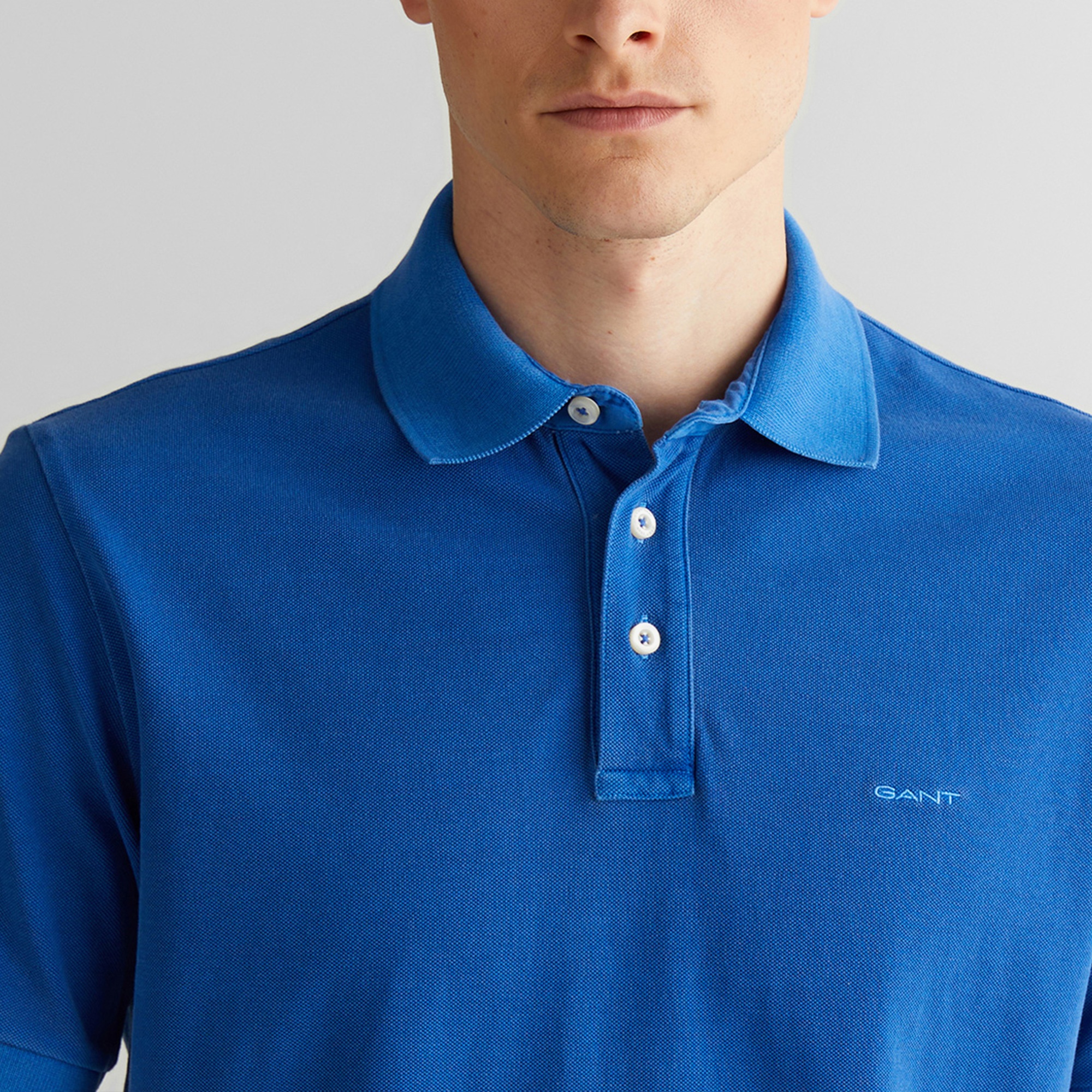 GANT Erkek Lacivert Regular Fit Polo