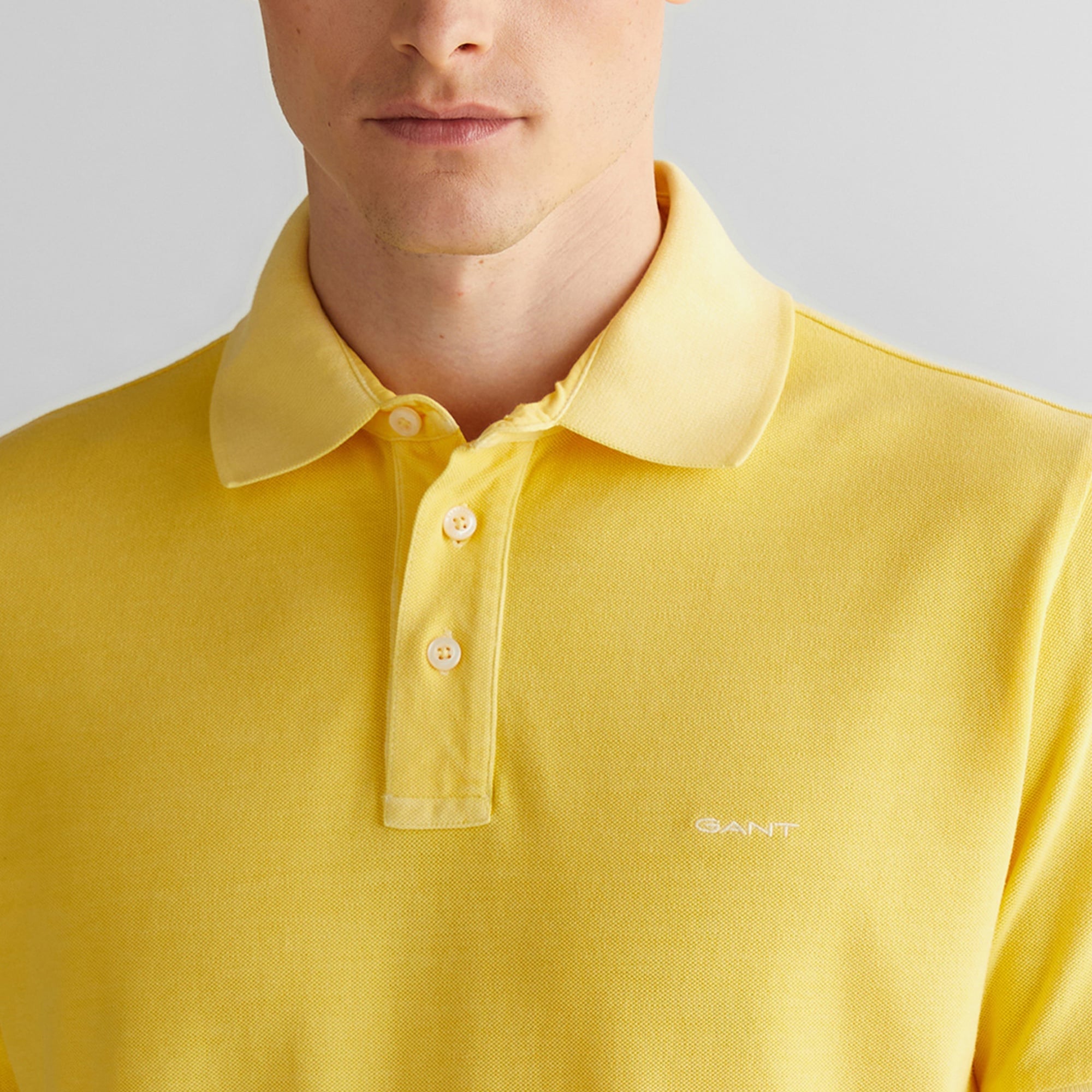 GANT Erkek Sarı Regular Fit Polo
