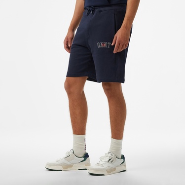  GANT Erkek Lacivert Kapüşonlu T-Shirt