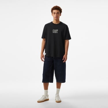  GANT Erkek Siyah T-Shirt
