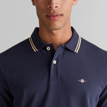 GANT Erkek Lacivert Regular Fit Polo