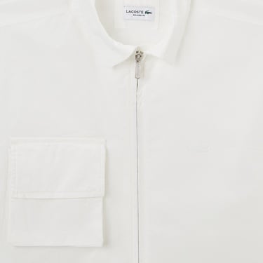  Lacoste House of SuperStep x Lacoste Erkek Beyaz Gömlek