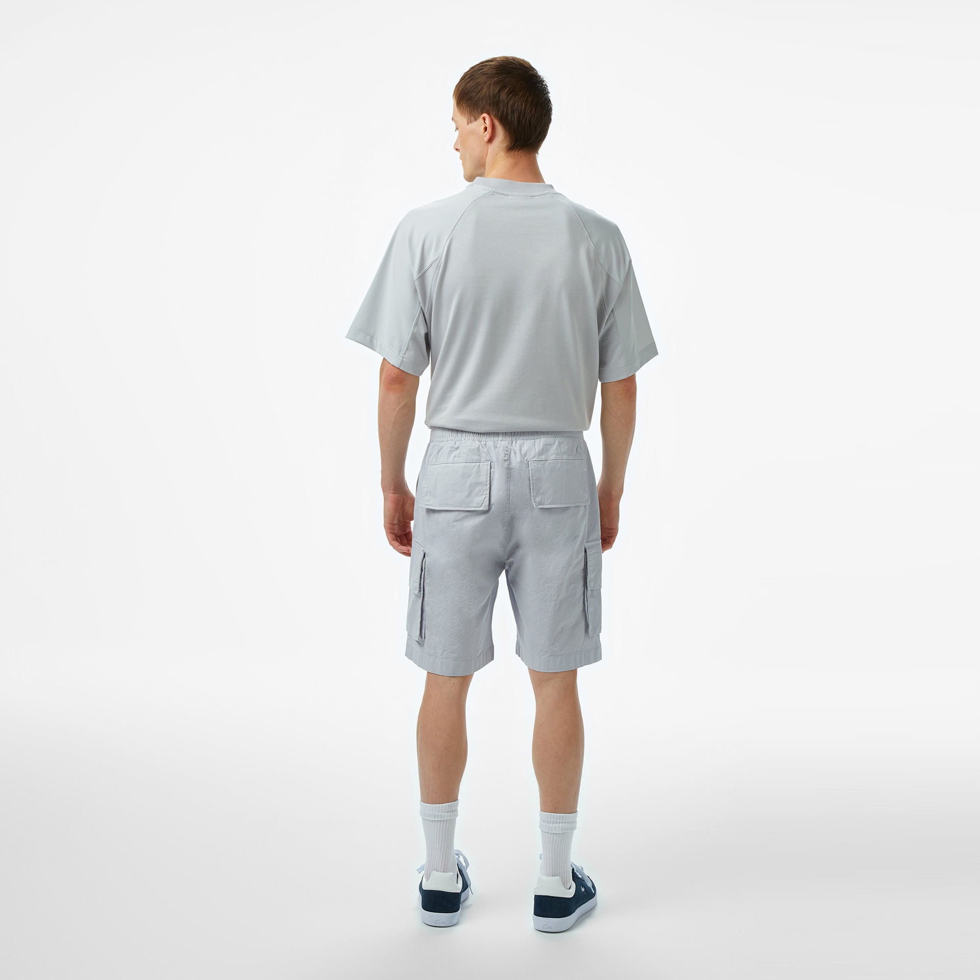 Lacoste House of SuperStep x Lacoste Erkek Gri Şort