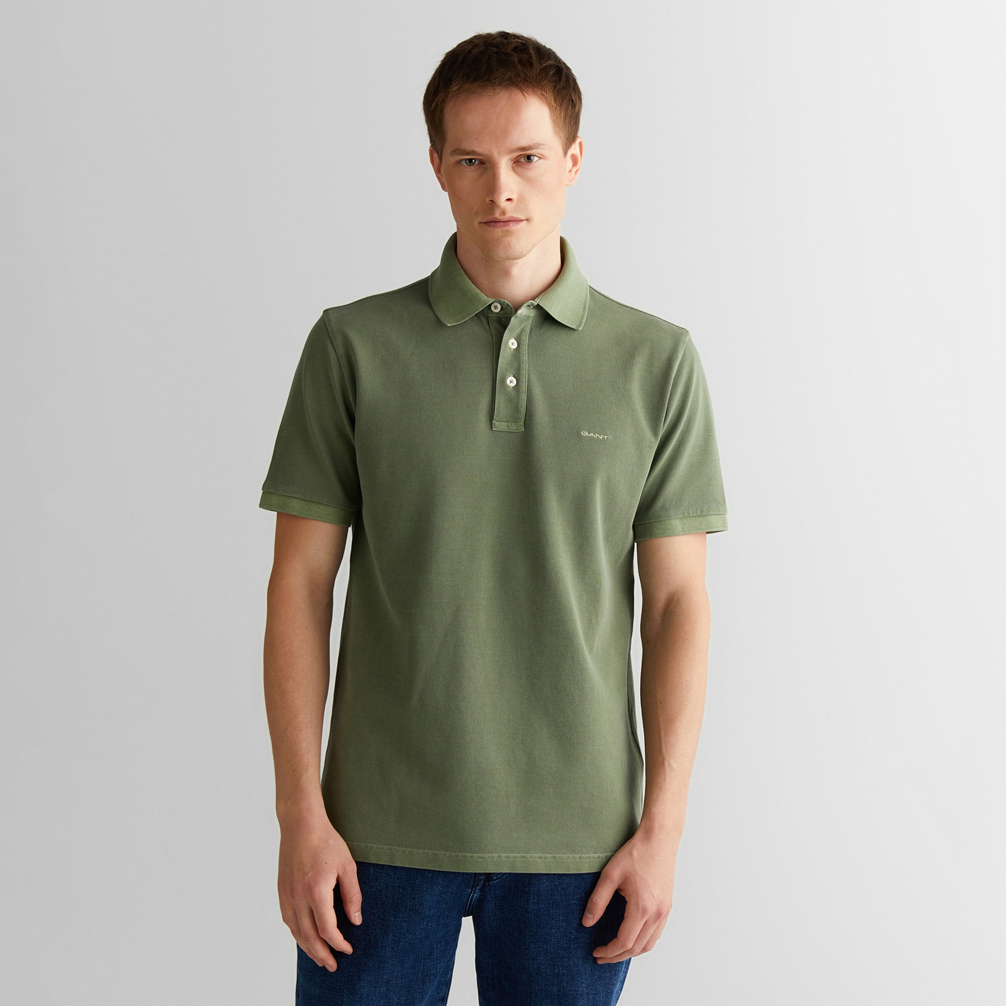  GANT Erkek Yeşil Regular Fit Polo