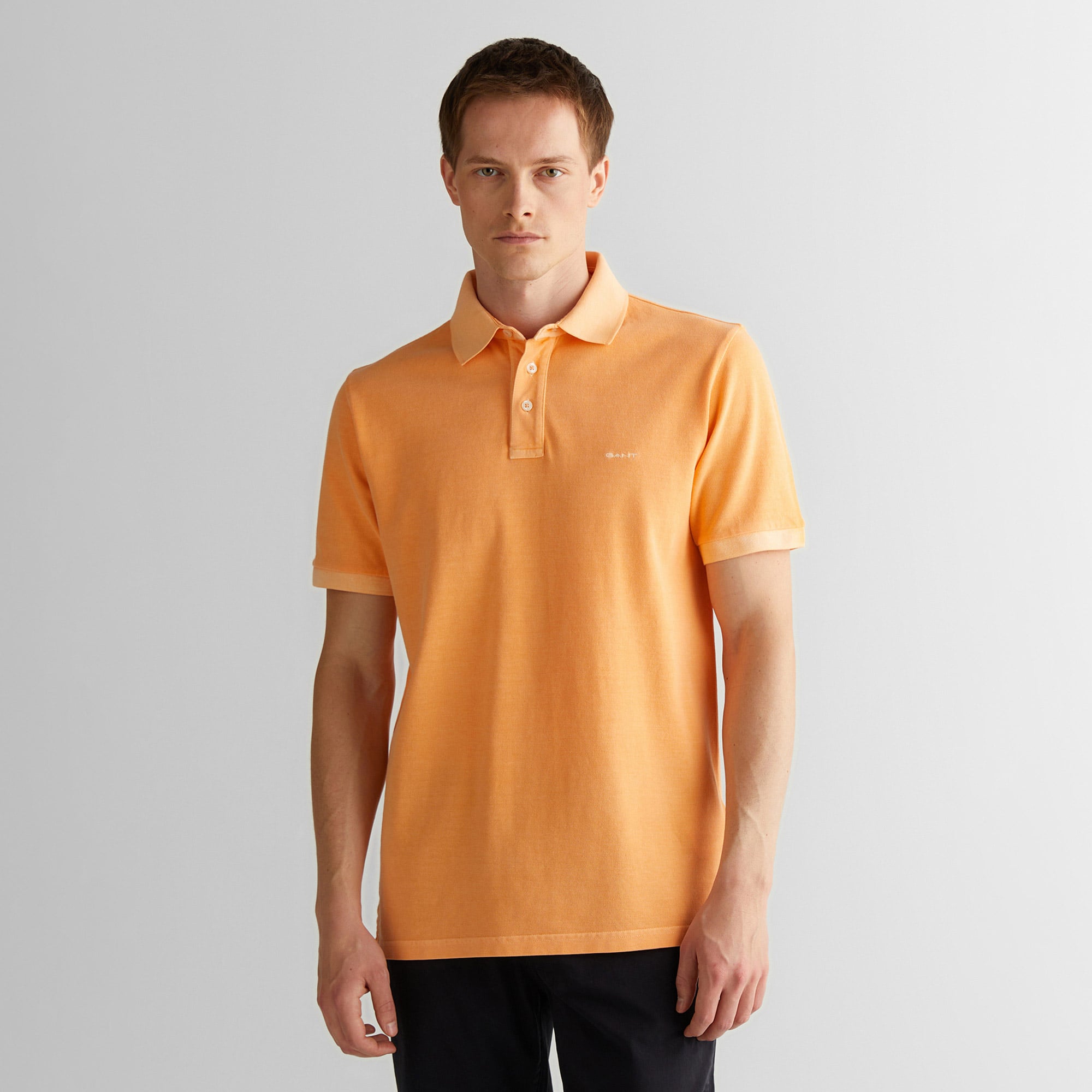  GANT Erkek Turuncu Regular Fit Polo