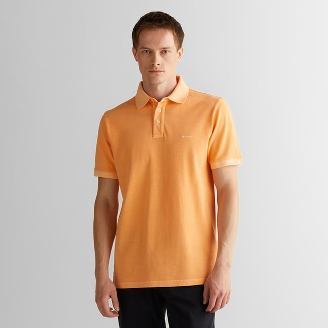  GANT Erkek Turuncu Regular Fit Polo