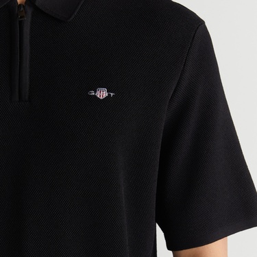  GANT Erkek Siyah Regular Fit Triko