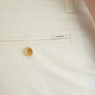  GANT Erkek Krem Slim Fit Şort