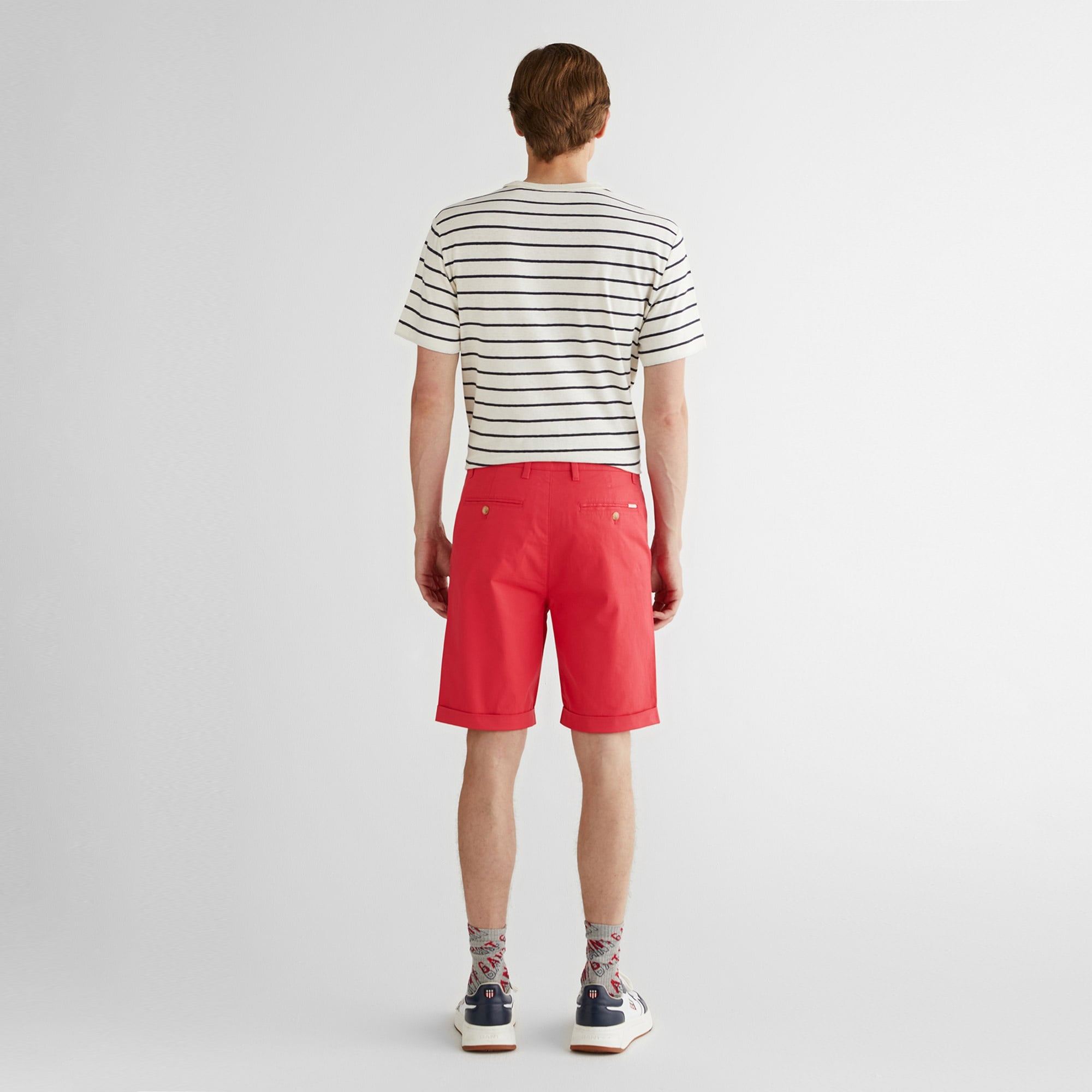 GANT Erkek Kırmızı Slim Fit Şort