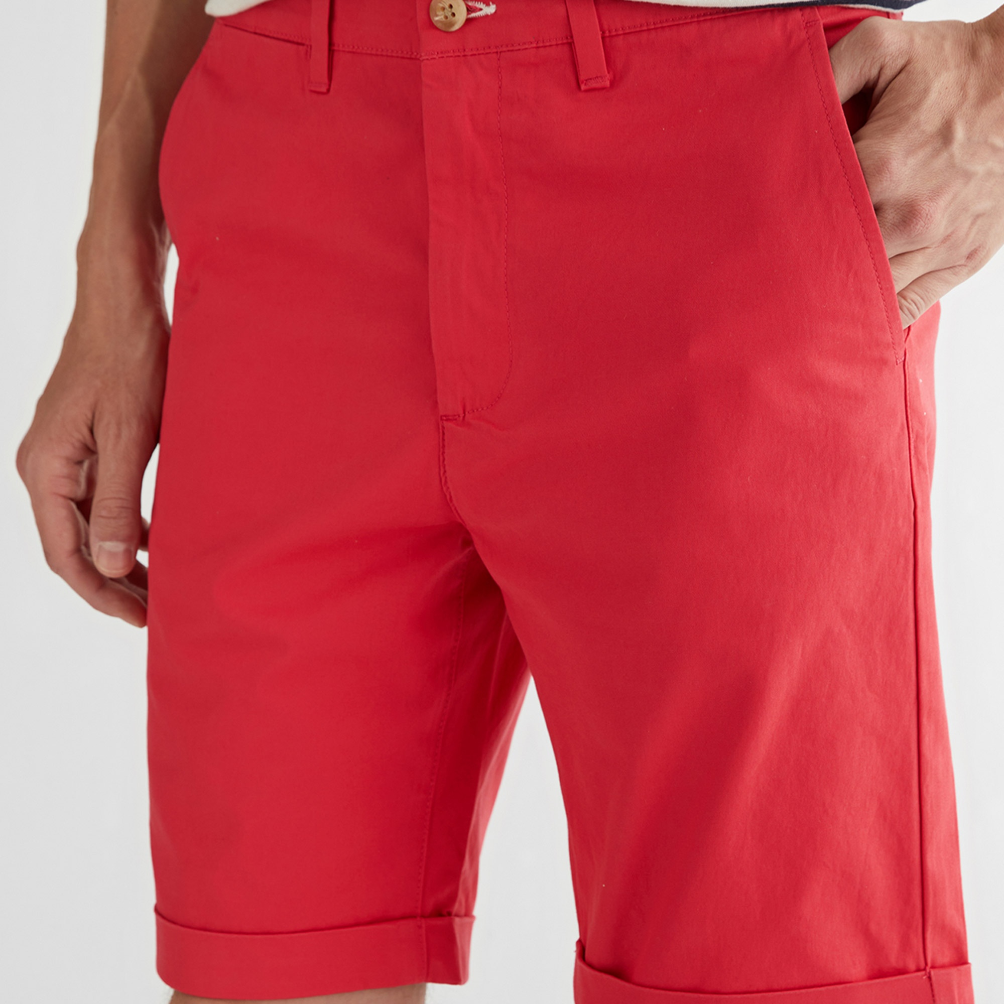 GANT Erkek Kırmızı Slim Fit Şort