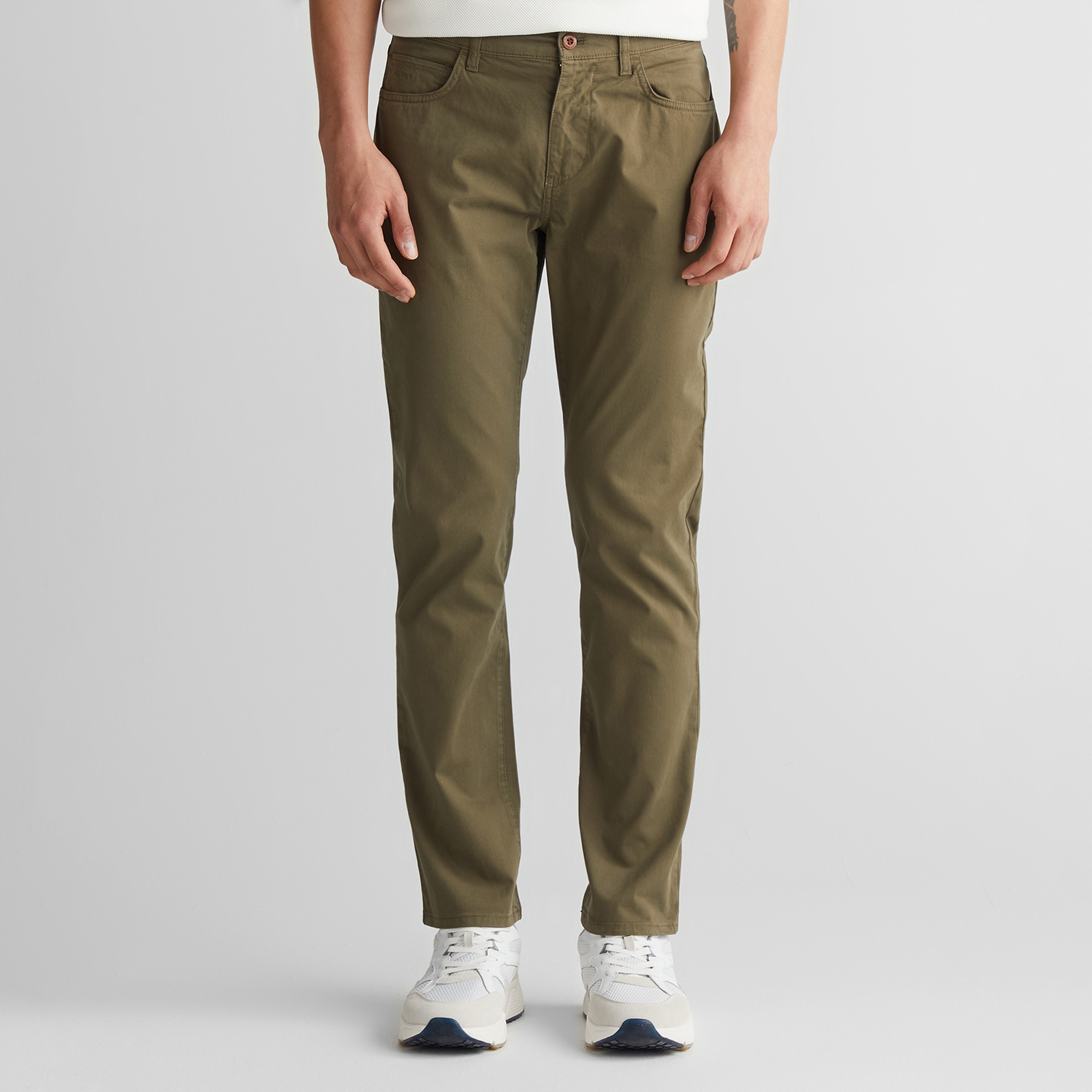 GANT Erkek Yeşil Regular Fit Pantolon