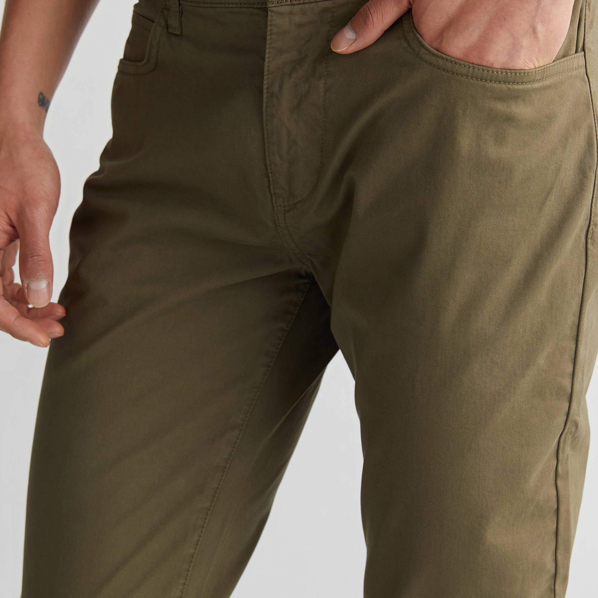 GANT Erkek Yeşil Regular Fit Pantolon