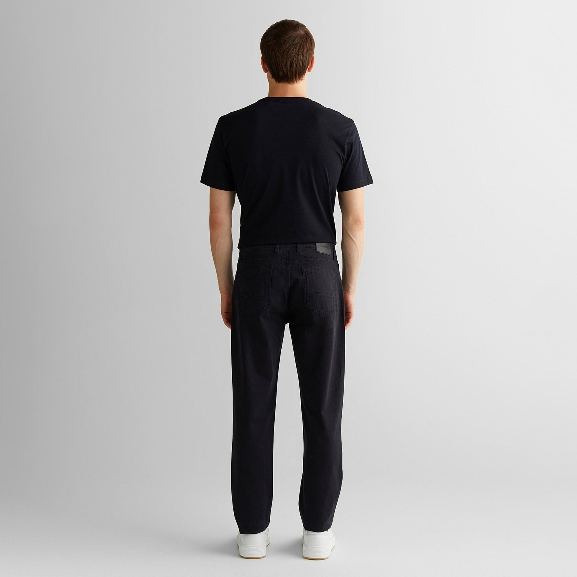 GANT Erkek Siyah Regular Fit Pantolon