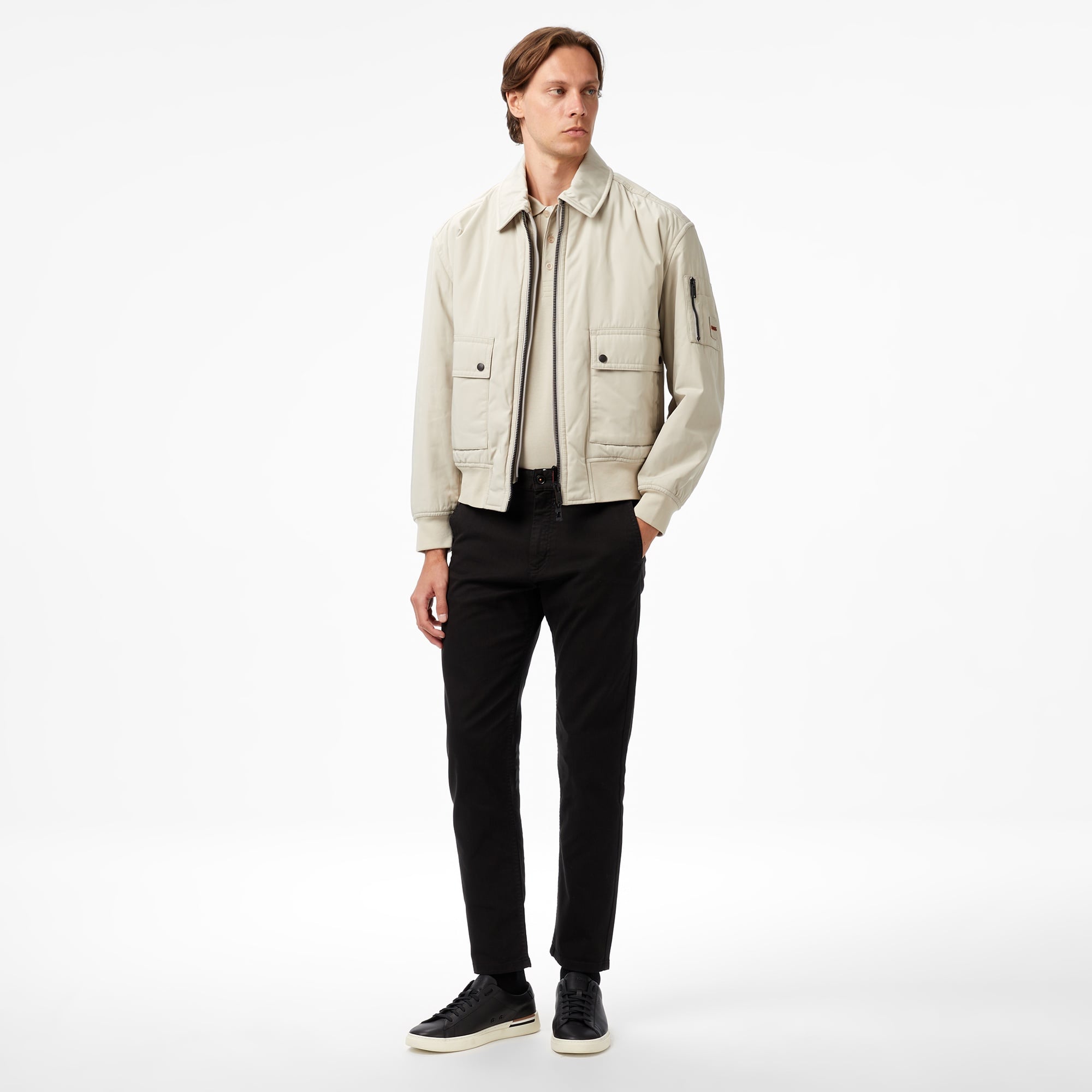 Boss Oking Erkek Açık Bej Ceket