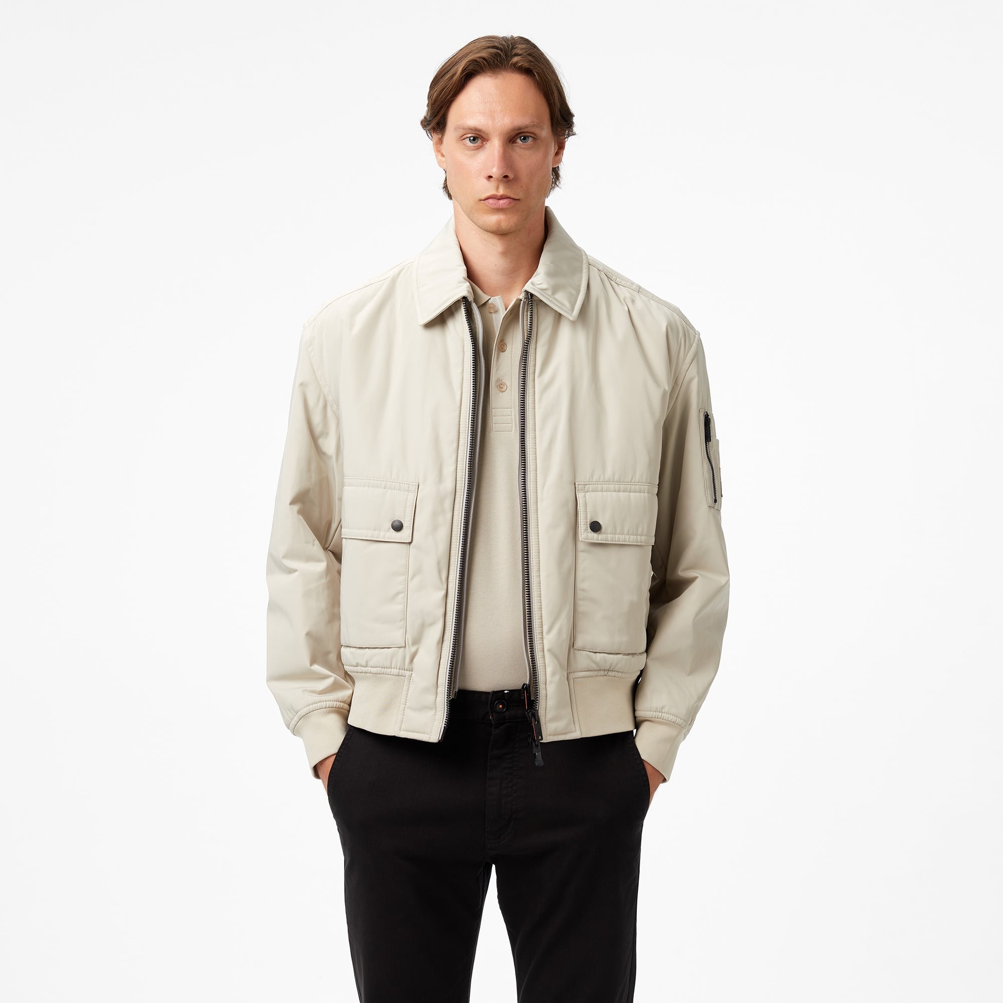 Boss Oking Erkek Açık Bej Ceket